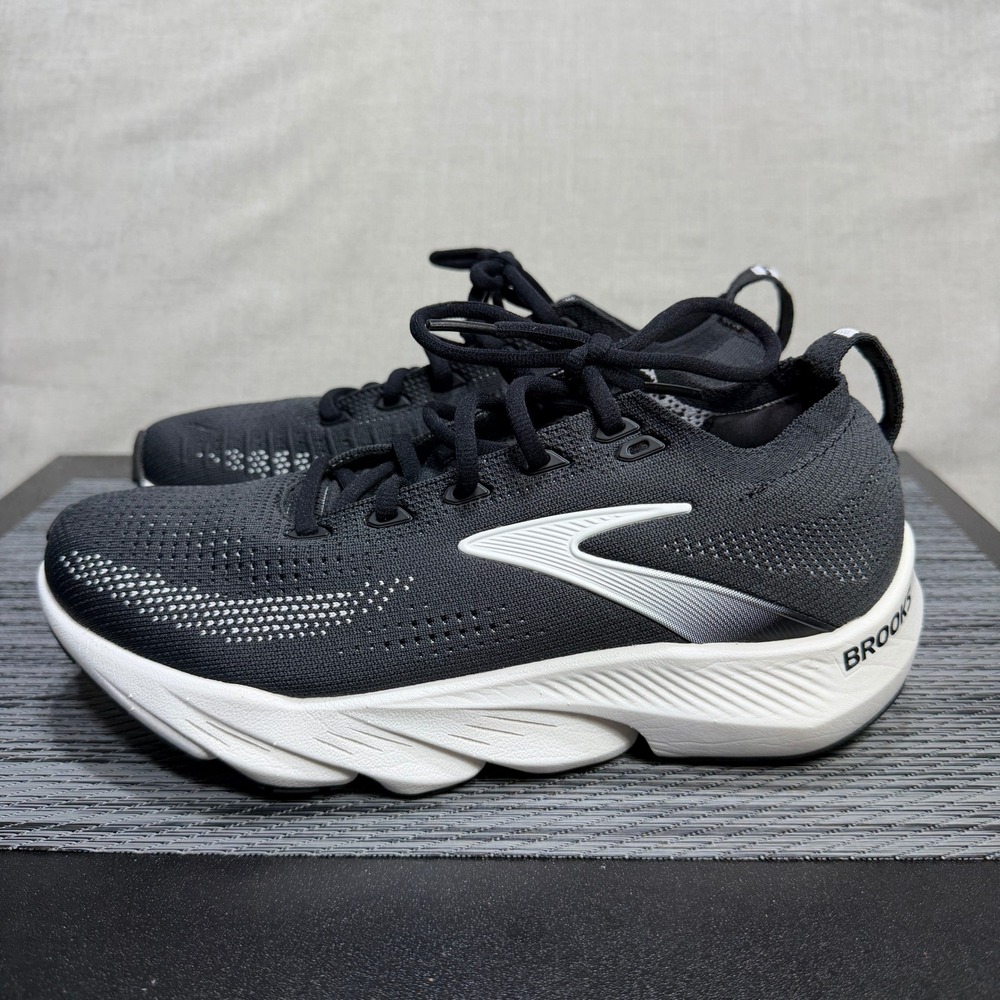 Brooks Glycerin Flex Running Shoes - Womens 7 - Black White 1204671B087